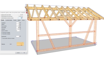 Särskilda stagade regelväggar / korsvirkeskonstruktioner (verktyget 'Stomme under toppsyll')