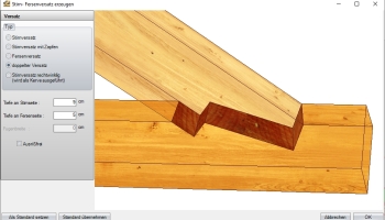 Fogar för takstolar: kungstolpe/strävor samt sparrar och bindbjälke (över-/underkord)